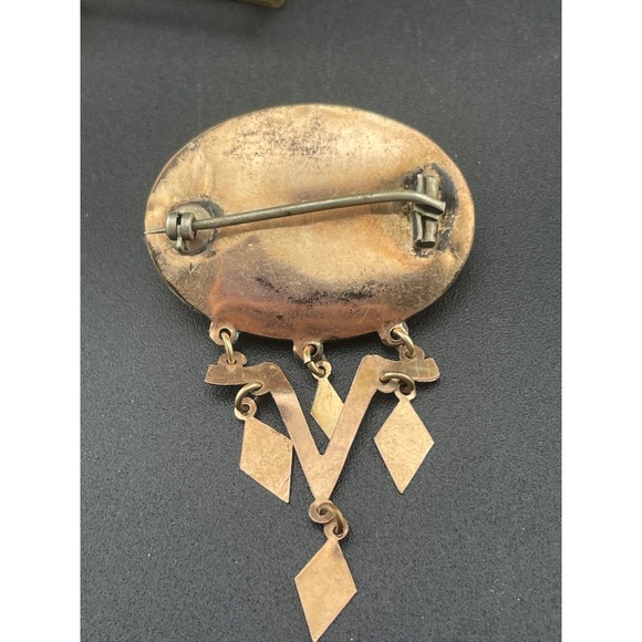 Antique Brooch Lot Victorian Edwardian Paste Glass Figural Estate Reseller AS IS - Picture 13 of 16